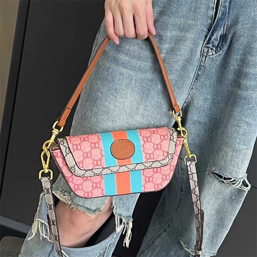 

luxury handbag shop 85% Off family's underarm bag high-end printed saddle women's medieval portable one shoulder crossbody small square aged flower, Red3