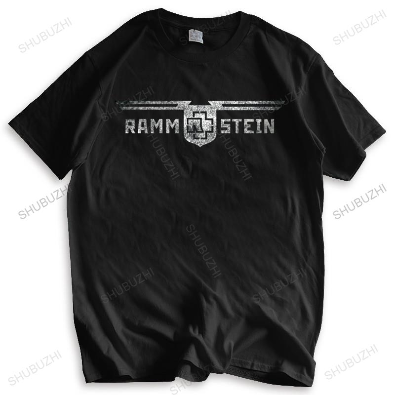 

Men s T Shirts summer t shirt men brand teeshirt RAMSTEIN Germany Metal Band T Shirt Mens Euro size TOPS 230508, Navy blue