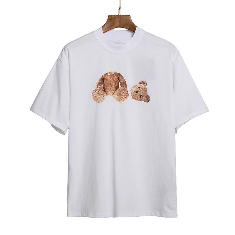 

T-shirt Designer T-shirt Men' Palm Boys and Girls' Sweatshirt T-shirt Printed Bear Extra Large Breathable Casual Angel T-shirt 100% Cotton -XL Fashion white, Pink