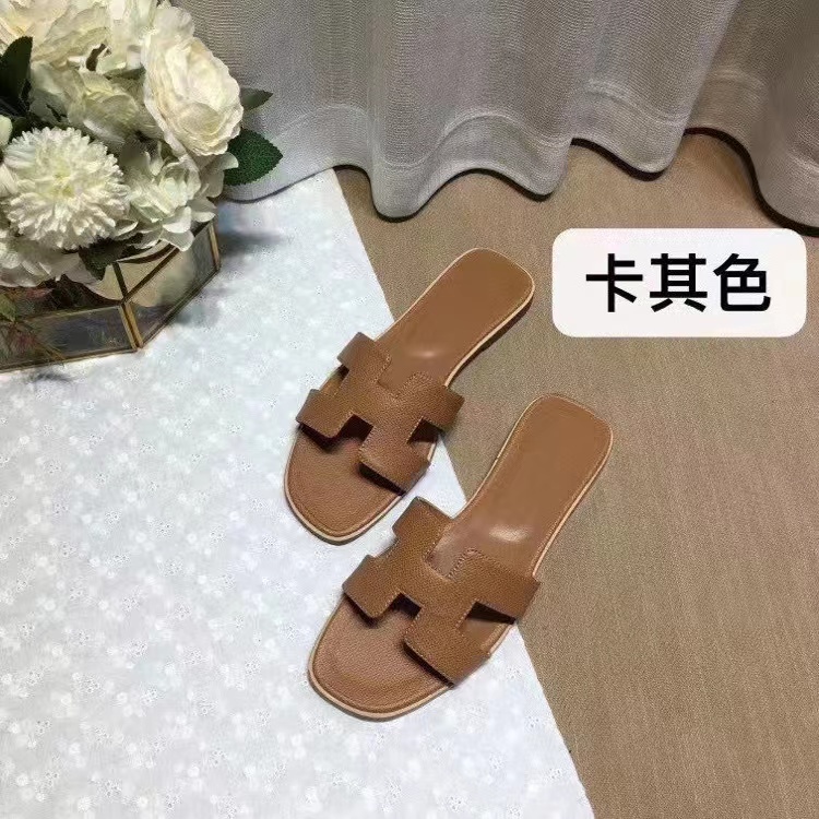 

Slide Designer Womens Sandals Slippers Flip Flops Luxury Flat Thick Bottom Embroidery Printed2337765