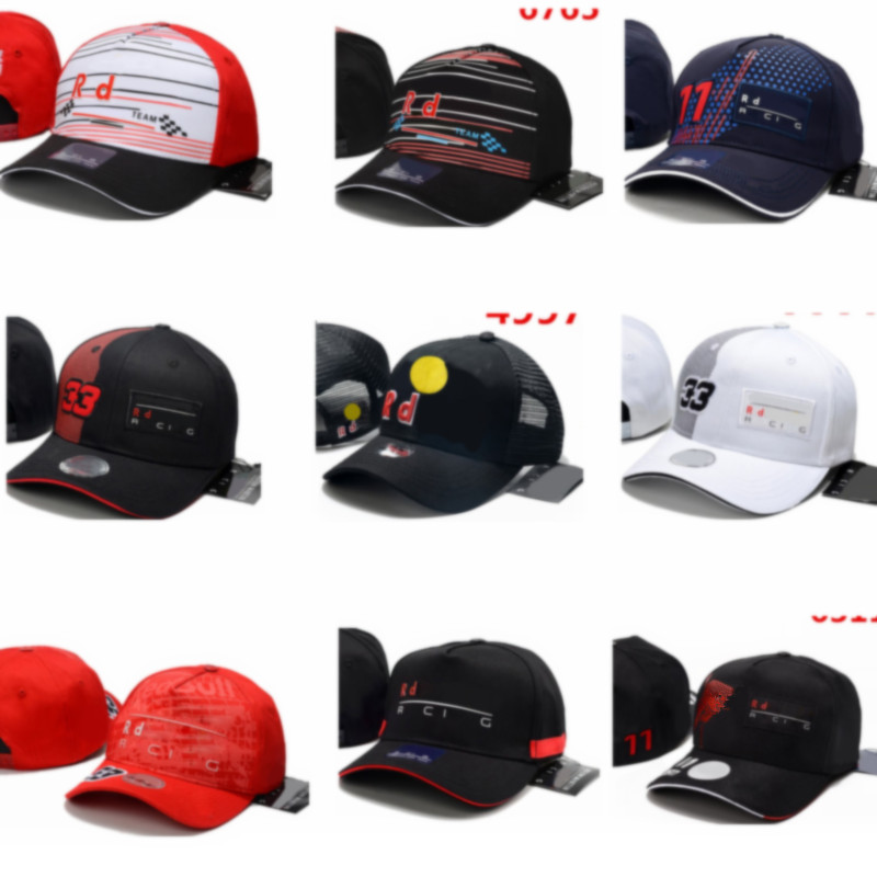 

Racing Hats Formula 1 Team Flat Brim Cap Designer Casquette Caps Embroidered Car Men And Women Hat Merchandise, Send album choose styles