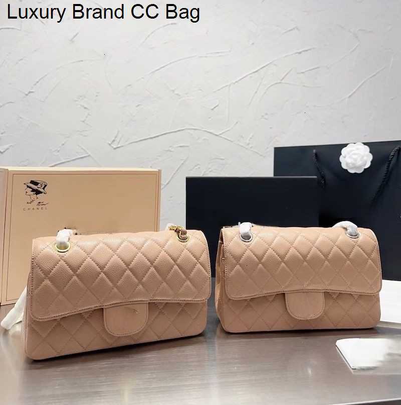 

Designer Messenger 5a Luxury CC Bag Handbag Fashion Cross Body Bag Crossbody Classic Quilted Cf Flap Caviar Cowhide 23cm Genuine Leather Woman Shoulder Sling Vi, Black
