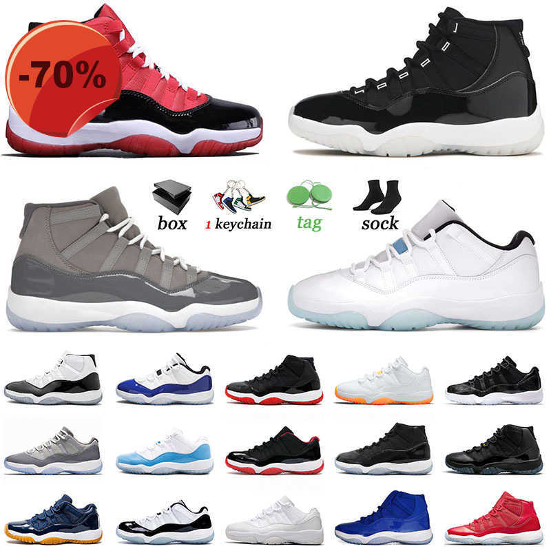 

Sandals With Box Top Quality Jumpman 11 11s Mens Womens Basketball shoes Citrus Low Legend Blue Bred High Cool Grey 2021 Space Jam Concord XI, B4 36-47 2019 bred high