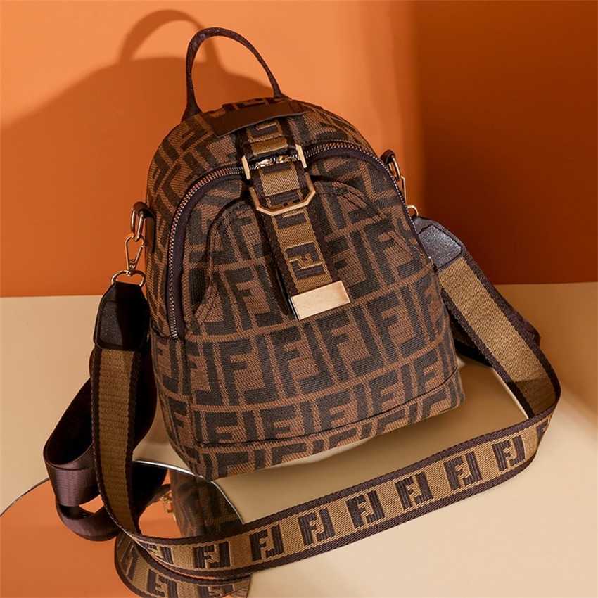 

20% OFF 2023 Fashion handbag Women bags backpack Tiktok live broadcast, Dark brown