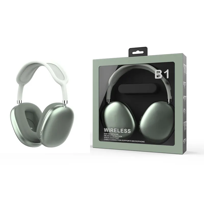 

B1 max Headsets Wireless Bluetooth Headphones Computer Gaming Headset Power Pro, Black