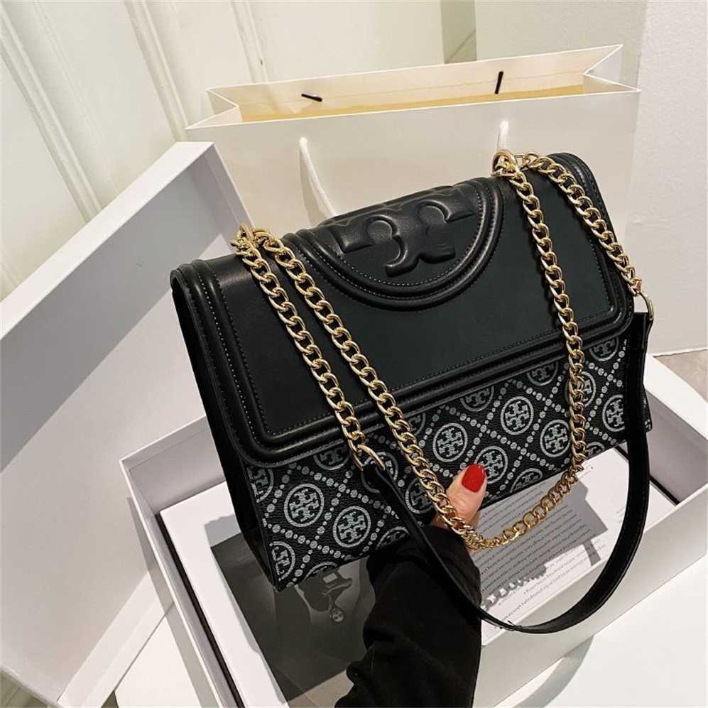 

Luxury Handbags sale French high-end handbag for women with spicy commute texture versatile chain westernized fashion fashionable shoulder crossbody, Black