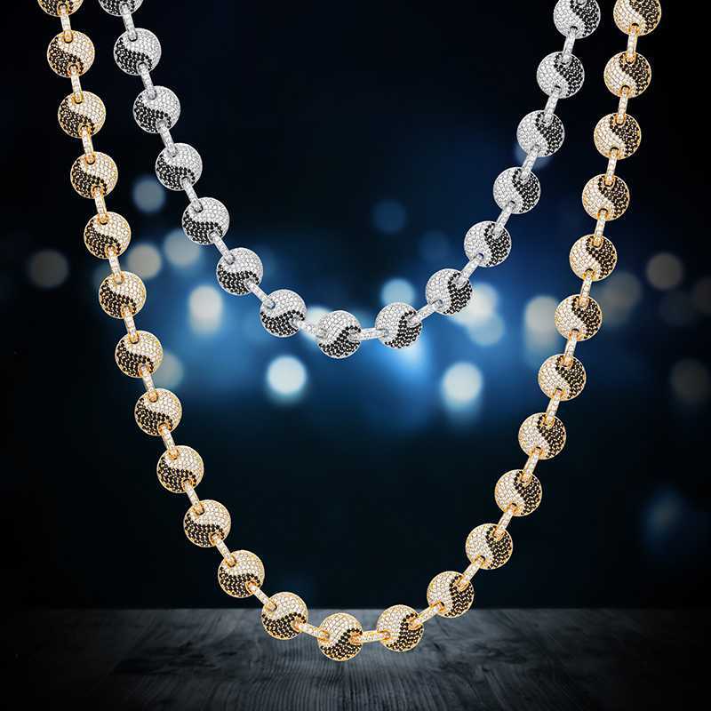 

Chinese Elements Hip Hop Jewelry 925 Sterling Silver Vvs Moissanite Diamond Iced Out Eight Diagrams Cuban Link Chain Necklace