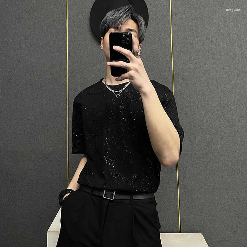 

Men's T Shirts B02761 Fashion Men's Tops & Tees 2023 Runway Luxury European DesignShort Print Party Style T-Shirts