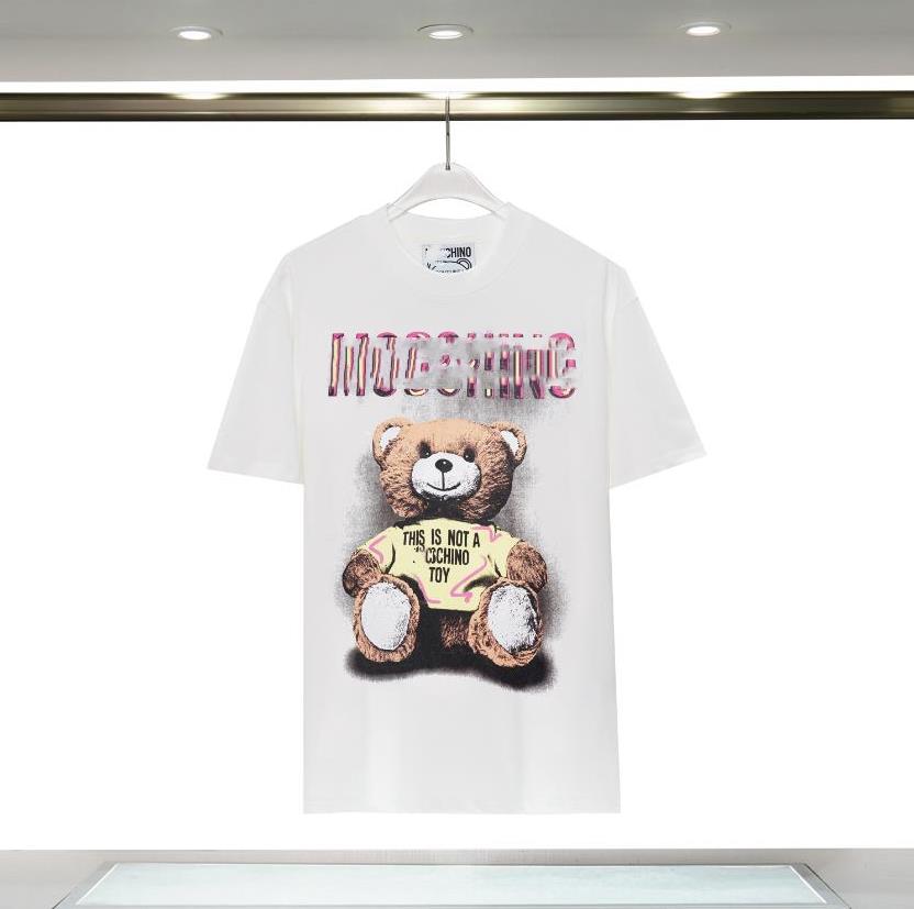 

2023 Designer top women's T-shirt women's men's same style summer loose oversized T-shirt Moschino z2, A+