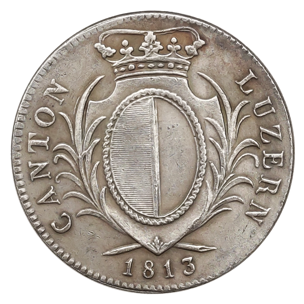 

1813 Swiss Silver plated Copy Coins