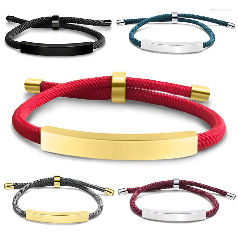 

Charm Bracelets 10pcs Stainless Steel Woven Bracelet Blank For Engrave Metal ID Plate Carving Rope Chain Braid
