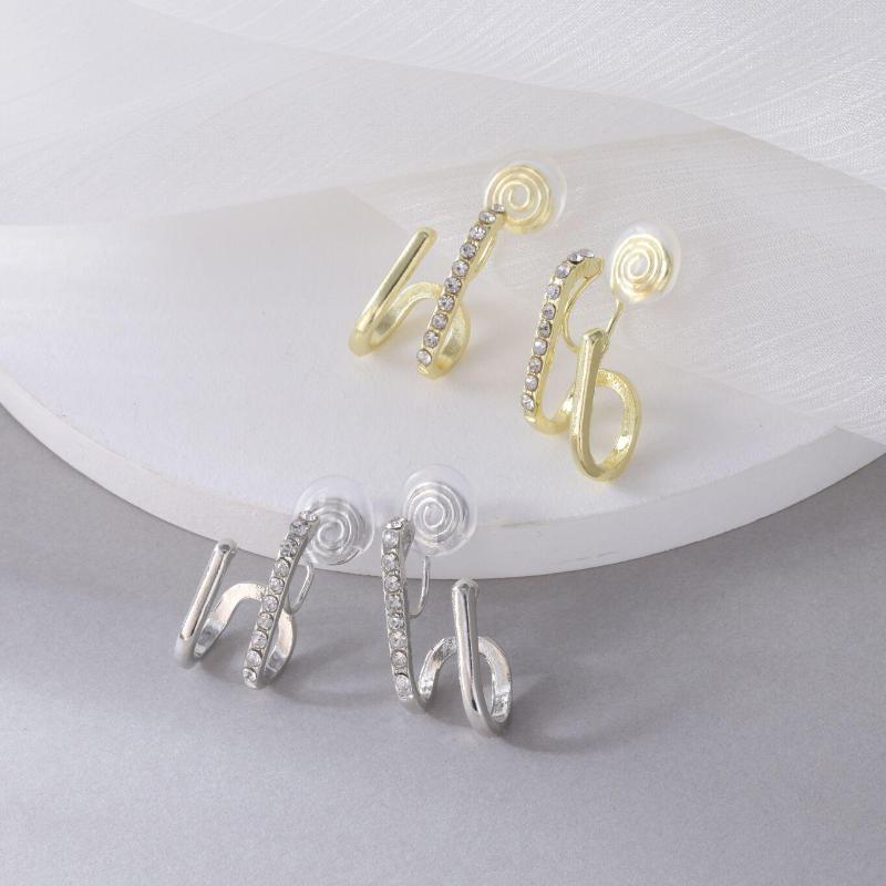 

Stud Earrings Women's 2023 Light Luxury Clip On Without Pierced Jewelry