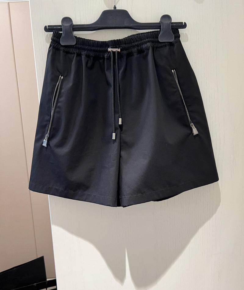 

Women' Shorts Lace-up Side Double Zipper Pockets 2023 Summer 0309, Black