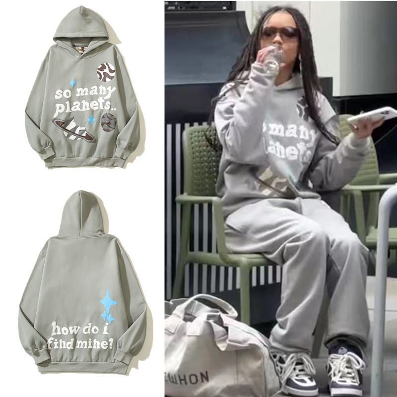

Hip Hop Sweatshirts Hoodies Men High Street Vintage Foam Print Pullover Hoode Big Size Pullovers, Green