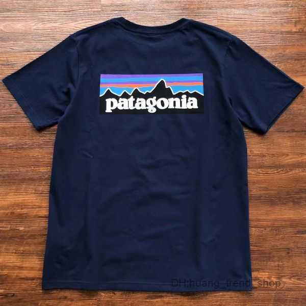 

2023 Designer Patagonias Short-sleeved Tees Cotton High-quality Pattern Printing Men's and Women's Classic Shirts 1 0QHF, Multi