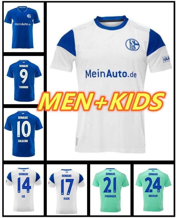 

22 23 Schalke 04 Men kids Soccer Jerseys OUWEJAN PALSSON LODE LATZA TERODDE ZALAZAR BULTER LEE FLICK PIERINGER DREXLER THIAW MATRICIANI Home