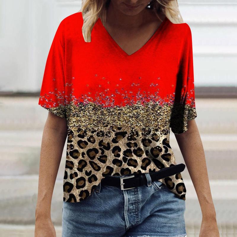 

Women' Blouses 2023 Blouse Women Shirts Girl' Clothing V Neck Cotton Tops Streetwear Casual Short Sleeve Fashion Party, Yellow