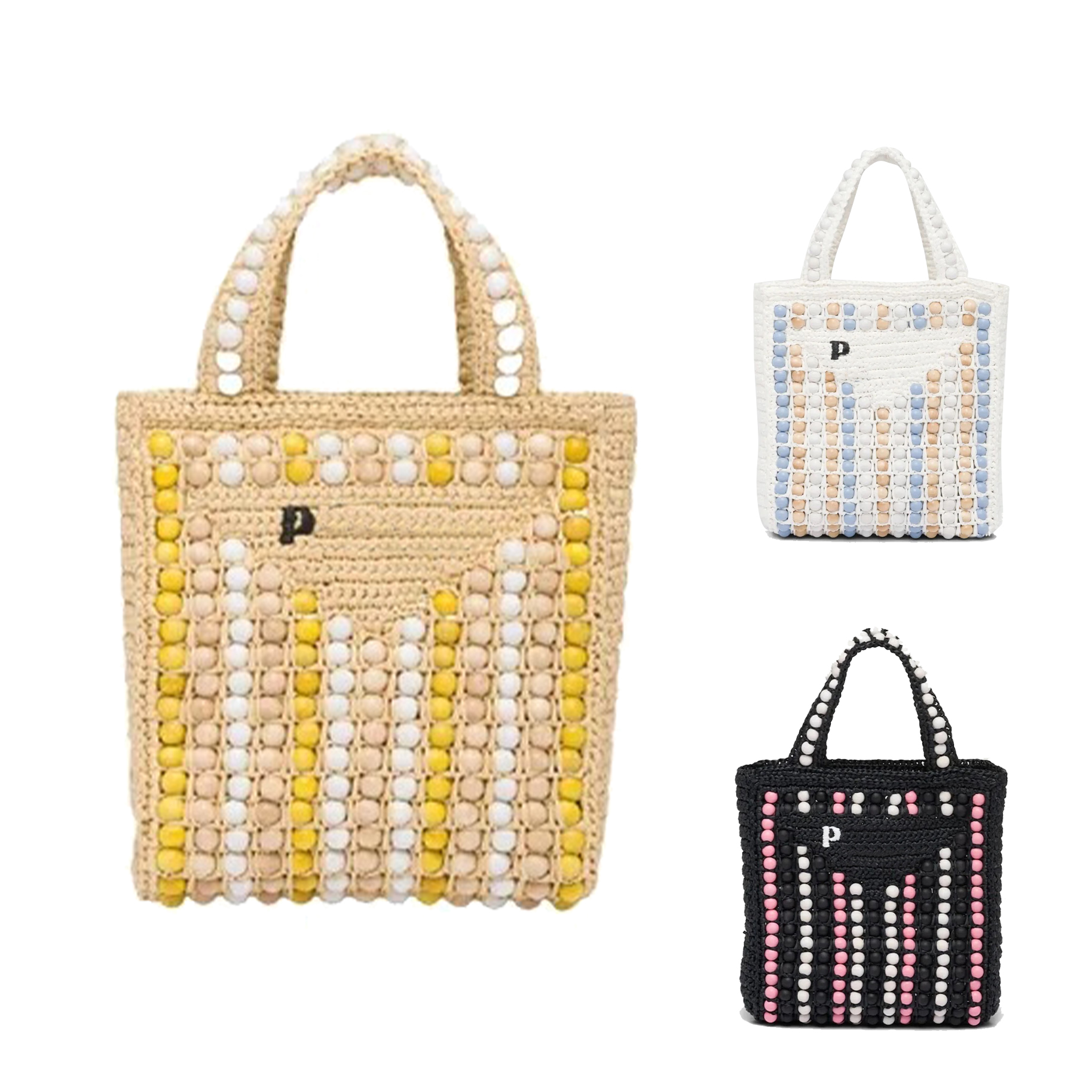 

Beach purse strap Raffia crossbody bag prad Womens mens tote handbag Shoulder Straw clutch Bag casette luxury designer triangle weave fashion messenger boy bags, White