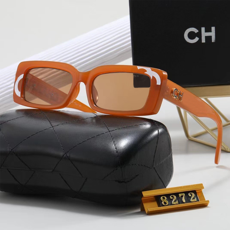 

Designer Fashion Outdoor Beach Sunglasses For Women Classic Eyeglasses Goggle Sun Glasses For Man Woman With Box 8272