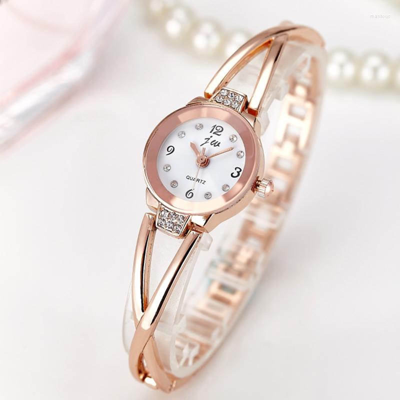 

Wristwatches Fashion Brand Lady Watch Steel Band Student Bracelet Waterproof Clock Luxurious Jewelry Women Ultrathin Quartz Hand, Silver