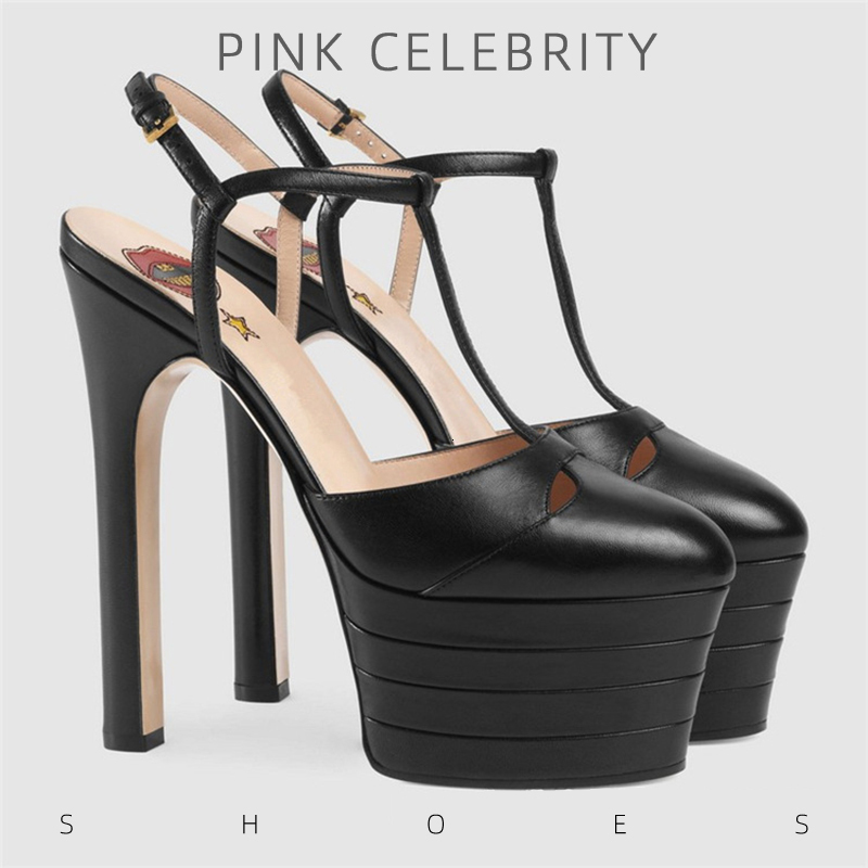 

Height Increasing Shoe's Sandals Fashion Catwalk 16cm HighHeeled Sexy Thick Soles Increase Large Size Ladies Shoes 230508, B gold