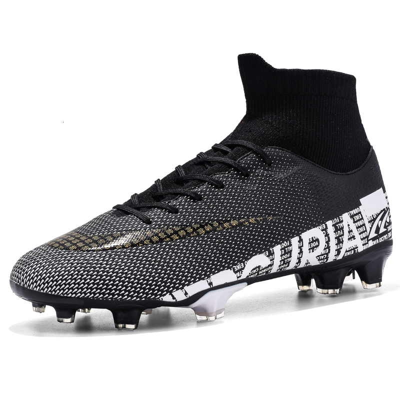 

Dress Shoes Adult Professional FG/TF Soccer Shoes Non-Slip Long Spike Football Boots Young Kids High Ankle Cleats Grass Soccer Sneakers 230509, Ck15-c-whiteblue