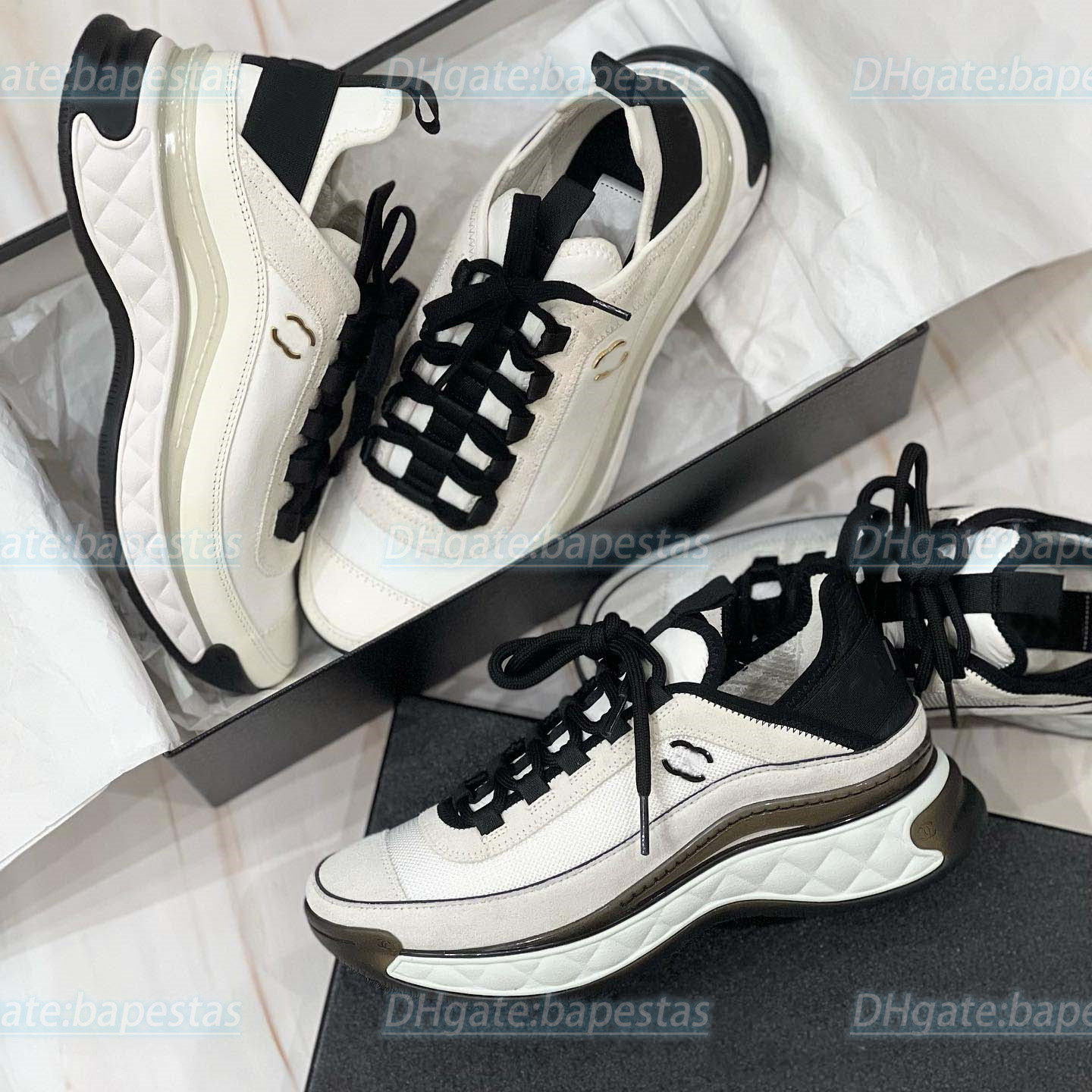 

2023 Fashion New Running Shoes Luxury Designer Sneakers Men Women Training Downtown Walking Lace Up Shoes Summer Casual Outdoor Shoe, #2