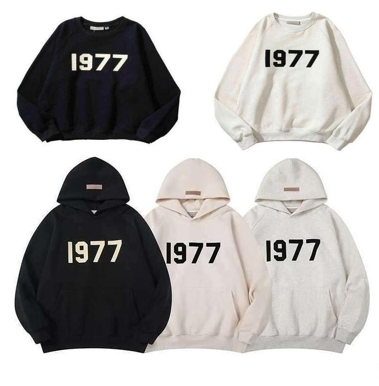 

Mens Designer Hoodie Essentails Sweatshirts Black Luxury Ess Hoodie Man Hoody 1977 Hoodies for Women Pullover Men Crewneck Sweatshirt Cotton Letter Long Sleeve, Q1111