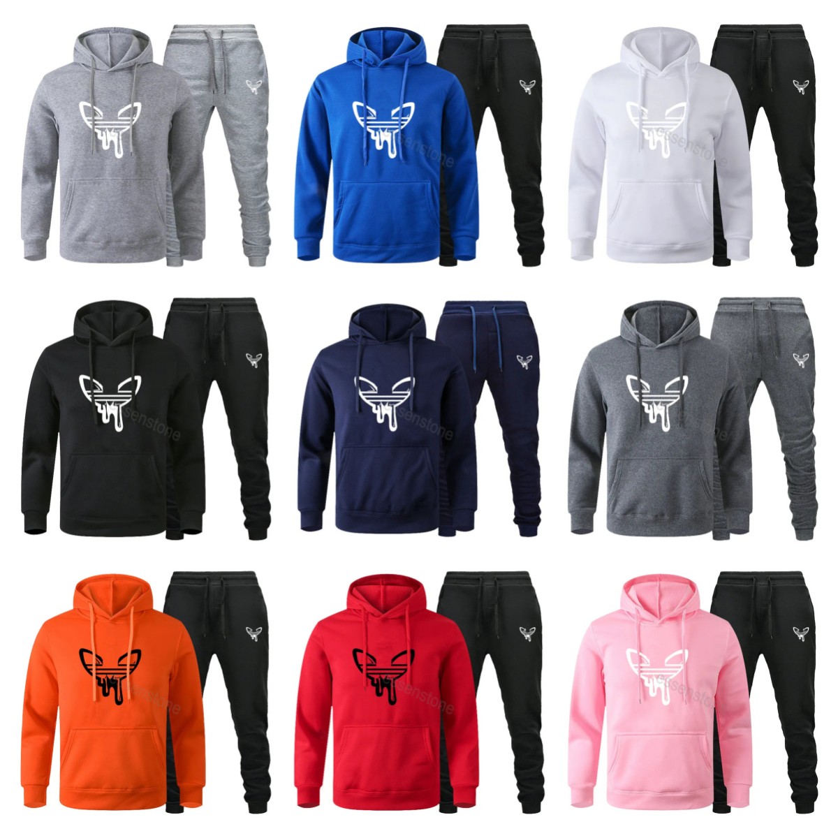 

Hot sale Men's clothing hoodie tech fleece Sweatshirts Fashion Printed Hooded Pullovers sweatsh Street Style Mens Women Sportswear S- adds jackets, The same as real