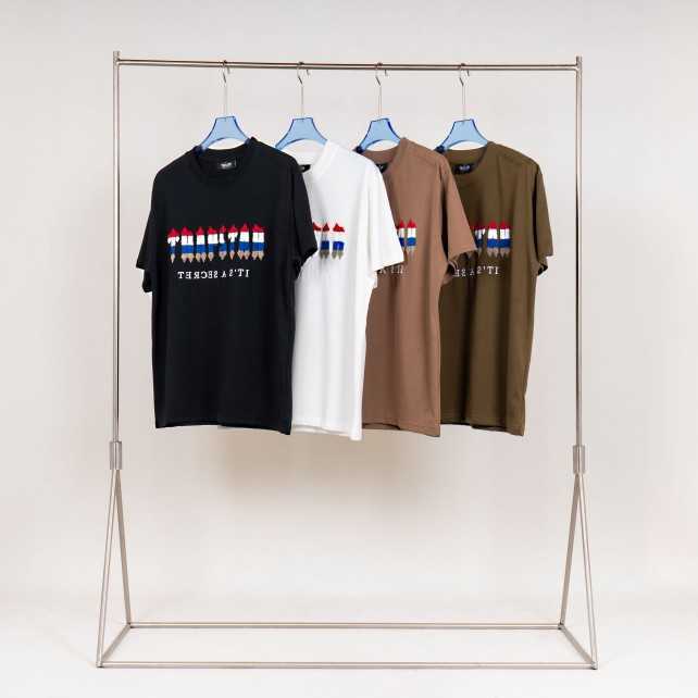 

Designer Fashion Clothing Tshirt Tees Trapstar 23s Letter Towel Embroidery Casual Set Summer Simple Versatile Cotton Loose Fashion Short Sleeves Luxury Casual Str, Army green