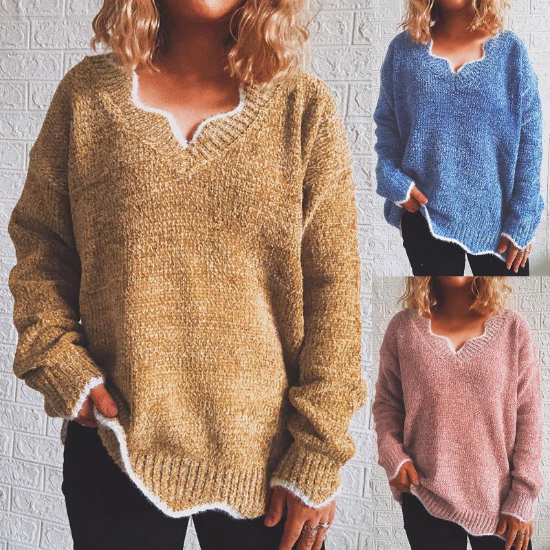 

Women's Sweaters Cotton Fisherman Sweater Men Womens Irregular Neck Long Sleeve Casual Solid Color Knitted Holiday Warm Open Cardigan, Khaki