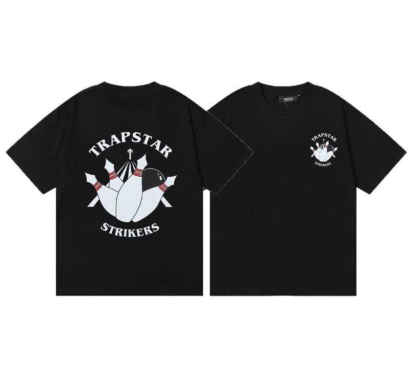 

Designer Fashion Clothing Tshirt Tees High Street Trapstar Small Fashion Sign Letter Print High Street Relaxed Casual Men's Women's Round Neck Short Sleeve T-shirt, 1013 white