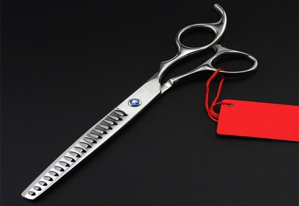 

Professional 440c 7 inch dog hair clipper pet scissors grooming shears cat thinning barber dressing 2201215809842