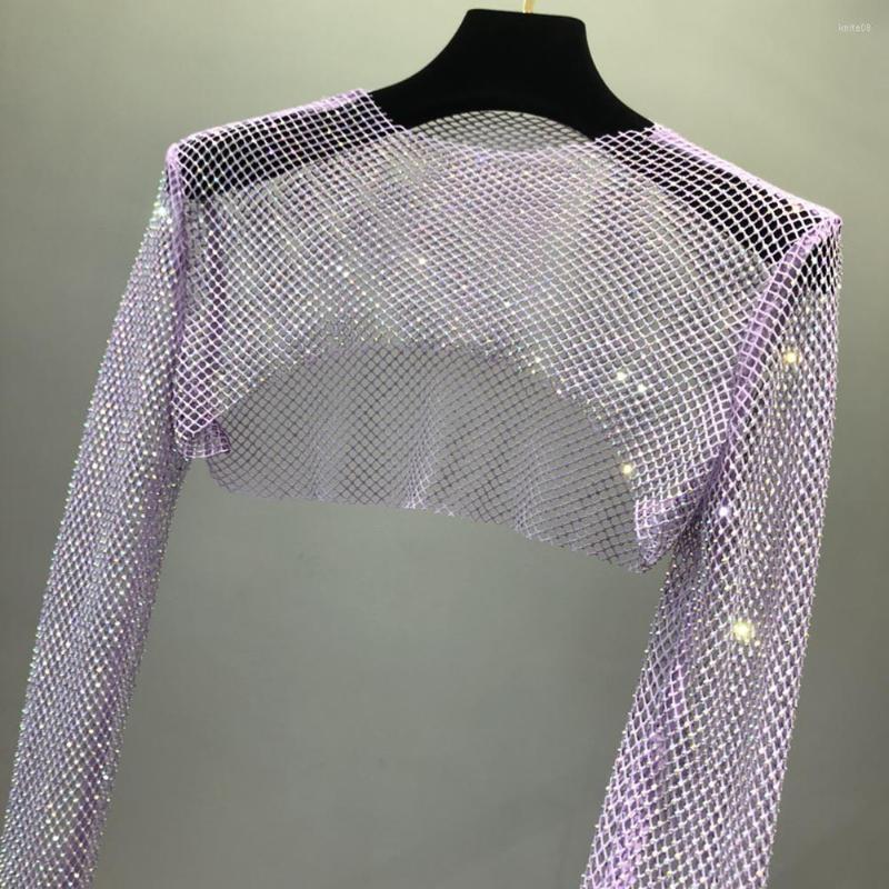 

Scarves Attractive Sexy Perspective Crop T-shirt Top Shawl Slim Fit Sunscreen