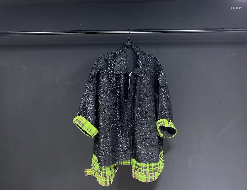 

Men's Jackets Q04914 Fashion Men's Coats & 2023 Runway Luxury European Design Party Style Clothing, Picture shown