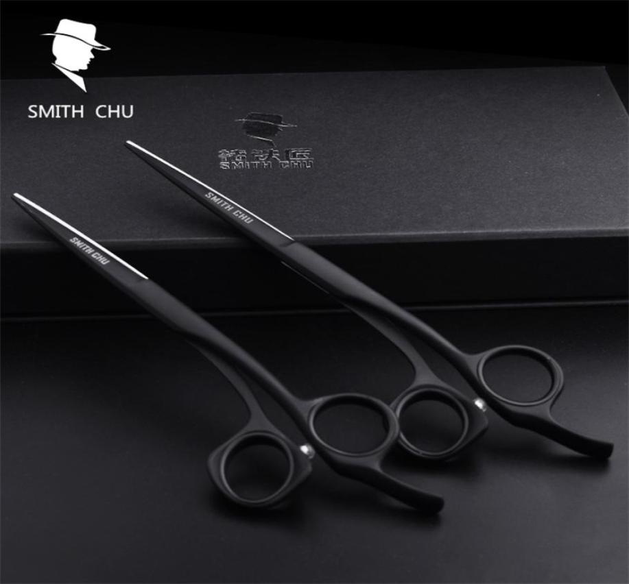 

Smith Chu High Quality Hairdressing 6 Inch 440C Stainless Steel Professional Salon Barbers Cutting Scissor Hair Scissors Set 220121595241