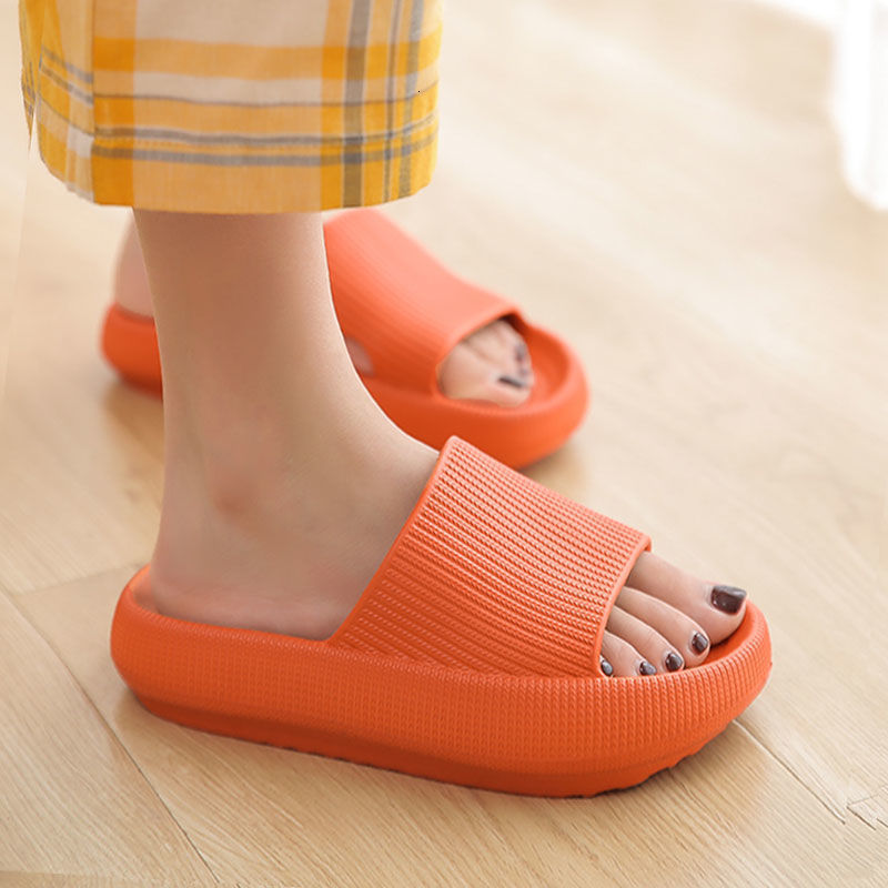 

Slippers Thick Platform Slippers Women Indoor Bathroom Slipper Soft EVA Anti-slip Lovers Home Floor Slides Ladies Summer Shoes SH426 230509, Dark blue