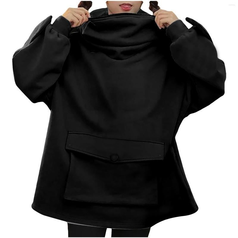 

Women's Hoodies Oversized Hoodie Frogs Anime Women Sweetshirts Female Pulovers Three-Dimensional Design Stitching Pocket Sweatshirt With, Gray