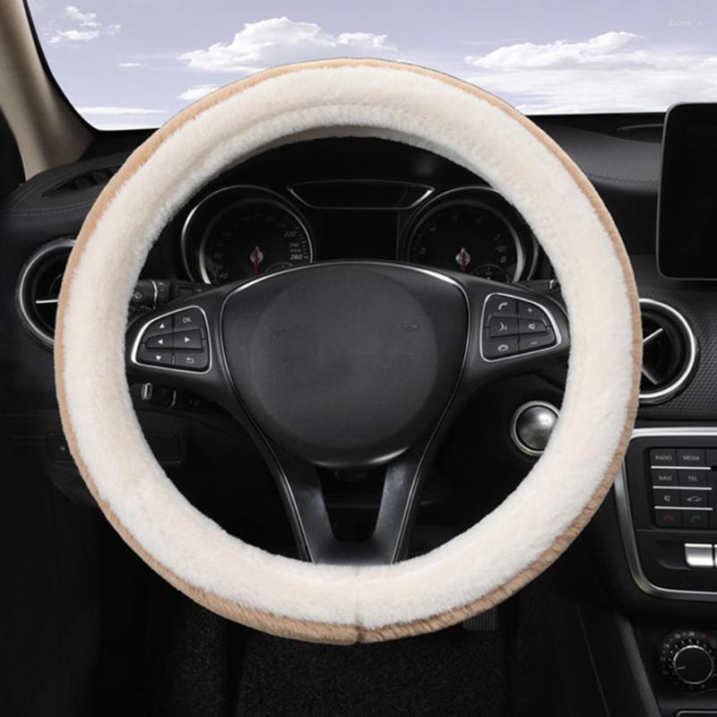 

Steering Wheel Covers Protector Universal Cushion Interior Winter Plush Cover