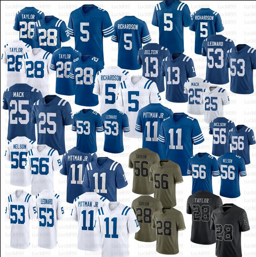 

5 Anthony Richardson colt jersey Indianapoliss Darius Leonar Matt Ryan Jonathan Taylor Quenton Nelson Michael Pittman Jr. Football Jerseys, Men