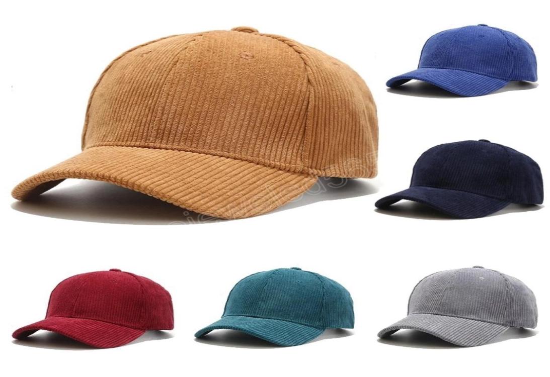 

Spring Autumn Corduroy Baseball Cap Unisex Vintage Baseball Hat Women Men Outdoor Adjustable Hip Hop Gorras Snapback7436076, Blue