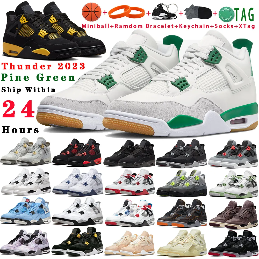 

Jumpman 4 Basketball Shoes For Men Womens Pine Green 4s Seaform Red Thunder Cement Military Black Cat Canvas Messy Room University Blue Snea, 15 fear pack