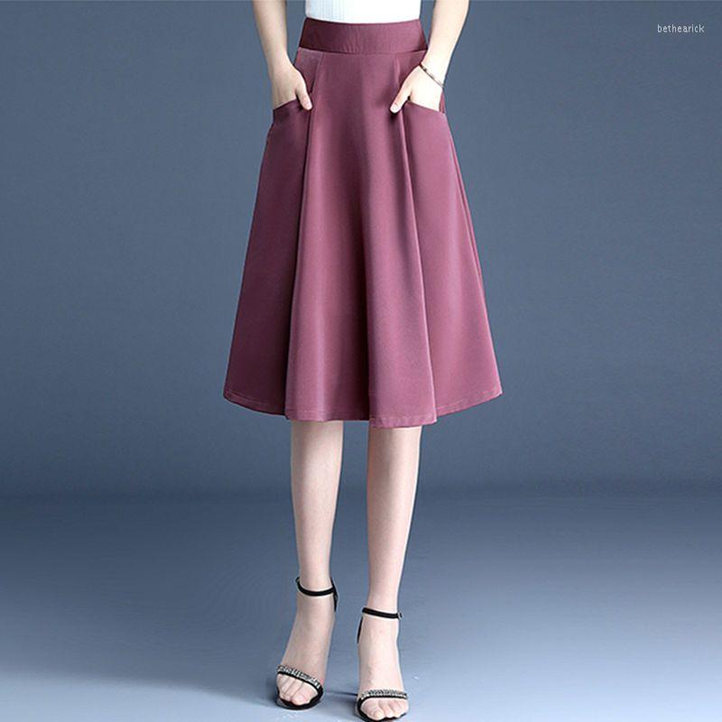 

Skirts Short Skirt Half Length Women Spring And Summer 2023 Pleated Medium High Waist Versatile A-line Female, Black