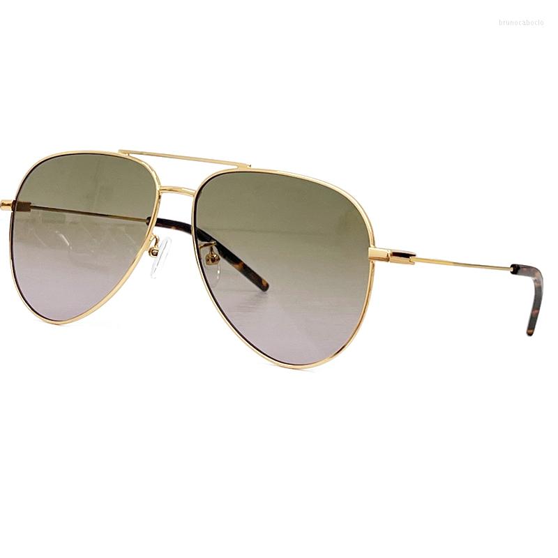 

Sunglasses Pilot For Men Alloy Frame Gradient Lens Luxury Designer Eyewear Outdoor UV400 Shades Come With Box