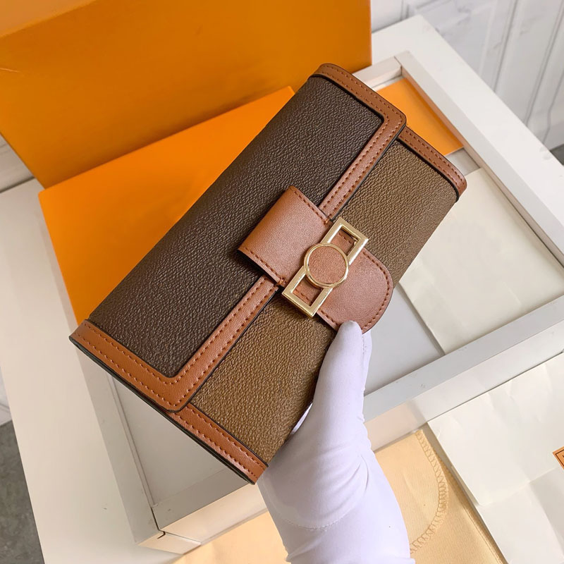 

M68725 Women Wallets Long Purse DAUPHINE COMPACT WALLET Designer Credit Card Holder Coin Pocket Luxury Short Purses Lady Clutch Bag With Original Box, Extra fee (are not sold separately)