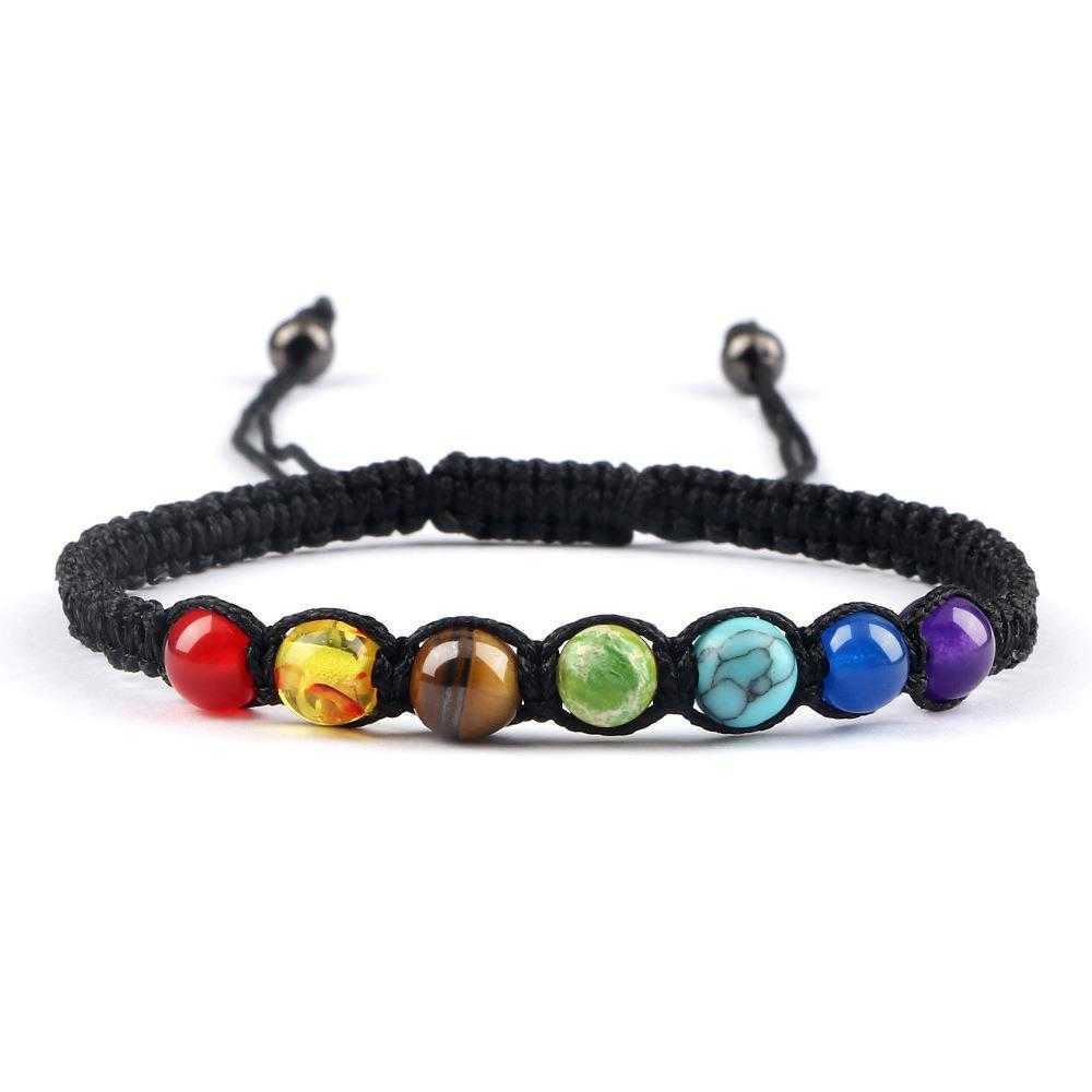 

Woven Bracelet Korean Fashion Creative Seven Color Rainbow Bracelets For Men And Women