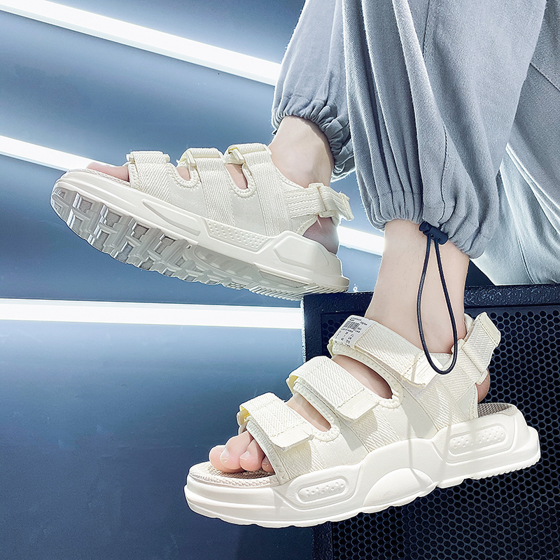 

Sandals Men Summer Sport Casual Man Shoes Leisure Slip on Shoe for Outdoor Fashion Holiday Beach Big Size 230508, Black