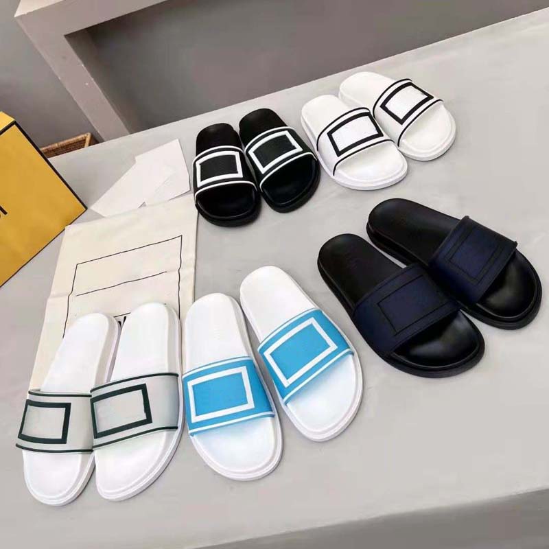 

Women's sandals fashion design slippers classic flower brocade flatsole slippers leather rubber hot boots platform flip flop gear beach shoes loafers 35-44-42-33, #1