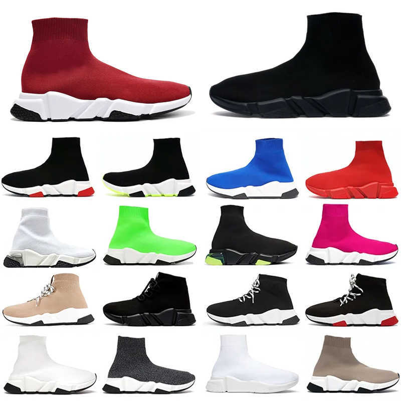 

Desinger sock shoes womens mens flat running shoes black shoe beige clear sole volt Graffiti lace-up socks boots luxurys sneakers, A30 36-45
