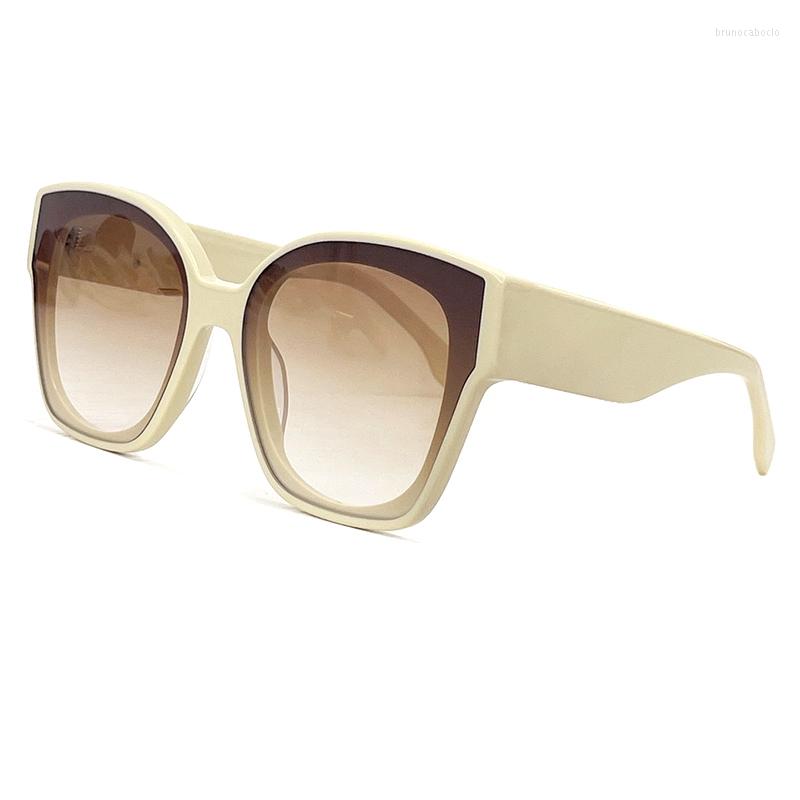 

Sunglasses Luxury Women Men Fashion Oversize Design Gradient Lens Shades UV400 Protection Outdoor Shade